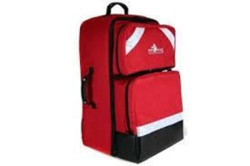 DESCRIPTION: (2) MEDICAL BACKPACK BRAND/MODEL: IRON DUCK INFORMATION: RED RETAIL$: $439.99 EA QTY: 2