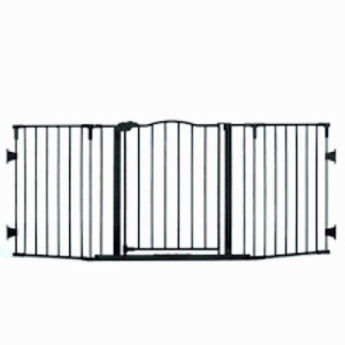 DESCRIPTION: (1) SAFETY GATEBRAND/MODEL: REGALO #1176BINFORMATION: BLACKSIZE: 28" X 56"- 74 1/2"RETAIL$: $60.00 EAQTY: 1
