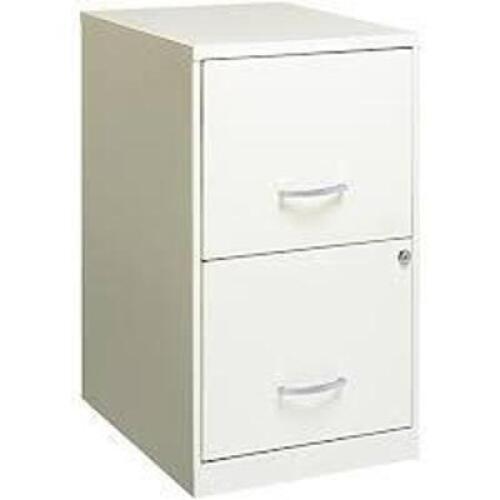 DESCRIPTION: (1) 2 DRAWER STEEL FILE CABINET BRAND/MODEL: SPACE SOLUTIONS RETAIL$: $260.00 EA QTY: 1
