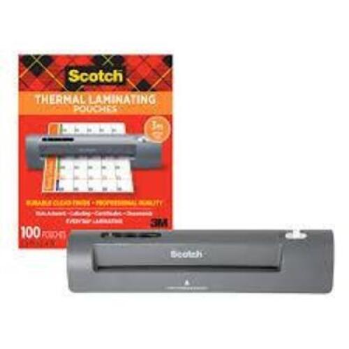 DESCRIPTION: (1) THERMAL LAMINATOR BRAND/MODEL: SCOTCH RETAIL$: $40.00 EA QTY: 1