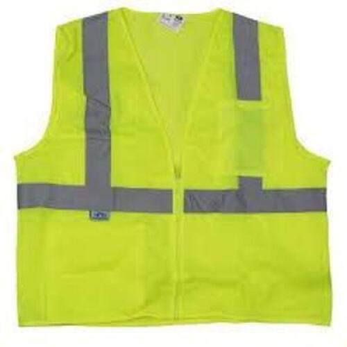 DESCRIPTION: (1) CASE OF (9) SAFETY VEST BRAND/MODEL: PWB503 INFORMATION: GREEN SIZE: REGUALR RETAIL$: $75.47 EA QTY: 1