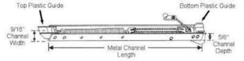 DESCRIPTION: (1) CHANNEL BALANCE WITH ENDS BRAND/MODEL: 60-421-1 SIZE: 43" RETAIL$: $18.91 EA QTY: 1