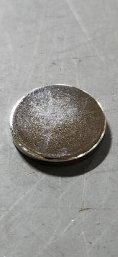 DESCRIPTION: (10) N52 NEODYMIUM DISK MAGNETS BRAND/MODEL: BUNTING N52P937125 SIZE: 0.937" DIA 14.8 LB PULLING FORCE RETAIL$: $58.50 QTY: 10