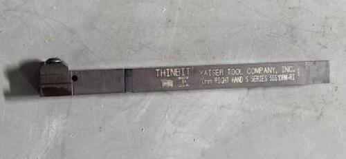 DESCRIPTION: (1) PARTING TOOL HOLDER BRAND/MODEL: THINBIT SSS10RM RETAIL$: $121.45 QTY: 1