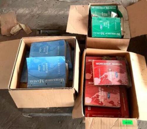 ASSORTED FORD PARTS MANUALS