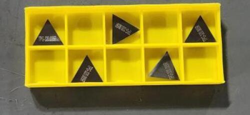 DESCRIPTION: (5) CCARBIDE TURNING INSERTS BRAND/MODEL: MICRO INSERT INC. TPG-320.005R Z23 RETAIL$: $140.00 QTY: 5