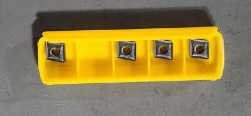 DESCRIPTION: (4) SOLID CARBIDE TURNING INSERTS BRAND/MODEL: KENNAMETAL CNMG322MP RETAIL$: $66.64 QTY: 4