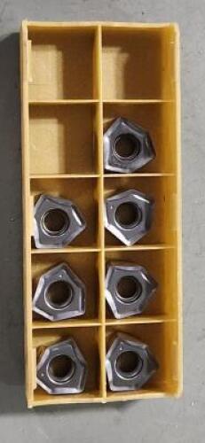 DESCRIPTION: (7) CARBIDE MILLING INSERTS BRAND/MODEL: ISCAR H600 WCXU080512HP IC 808 RETAIL$: $260.50 QTY: 7