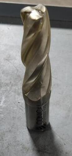 DESCRIPTION: (1) 3* PER SIDE HSS TAPER END ILL BRAND/MODEL: CONICA LM-1213 SIZE: 3/4" SED 3-1/4" LOC 1" SD RETAIL$: $222.28 QTY: 1