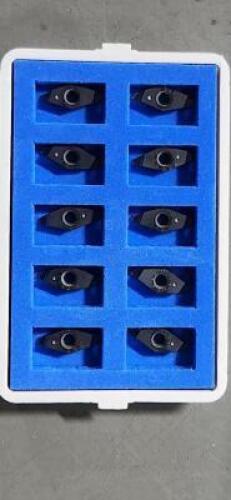 DESCRIPTION: (10) CARBIDE TURNING INSERTS BRAND/MODEL: UTILIS MULTIDEC 148525 RETAIL$: $278.20 QTY: 10