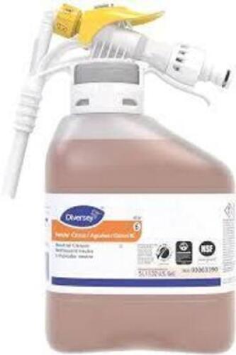 DESCRIPTION: (1) NEUTRAL CLEANER BRAND/MODEL: DIVERSEY #10C398 INFORMATION: CITRUS SIZE: 5 L RETAIL$: $119.84 EA QTY: 1