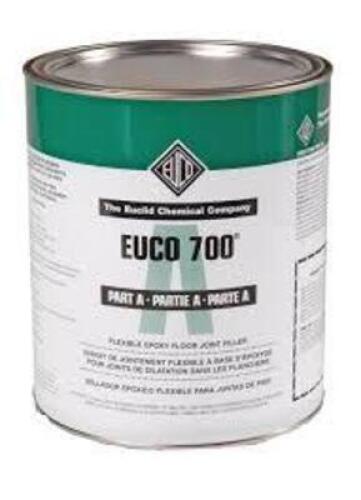DESCRIPTION: (2) FLEXIBLE EPOXY FLOOR JOINT FILLERBRAND/MODEL: EUCLID CHEMICAL COMPANY EUCO 700INFORMATION: (1) PART A, (1) PART BSIZE: 1 GALLONRETAIL$: $252.25 TOTALQTY: 2
