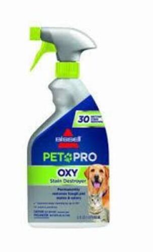 DESCRIPTION: (1) OXY STAIN DESTROYER BRAND/MODEL: BISSELL PET PRO SIZE: 22 FL OZ RETAIL$: $6.00 EA QTY: 1