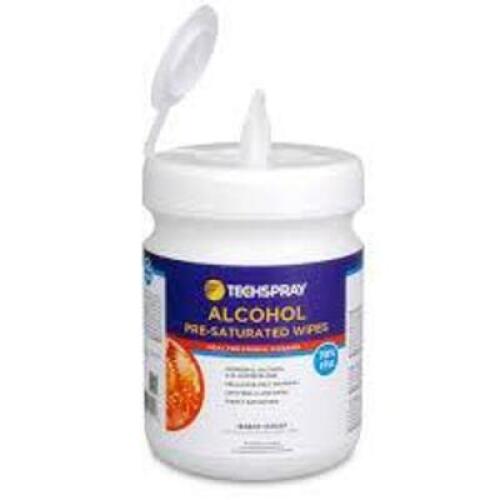 DESCRIPTION: (1) ISOPROPYL ALCOHOL IPA CLEANING WIPES BRAND/MODEL: TECHSPRAY SIZE: 100 WIPES PER CONTAINER RETAIL$: $45.38 EA QTY: 1
