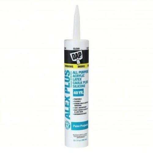DESCRIPTION: (6) SILICONE CAULK BRAND/MODEL: DAP ALEX PLUS #788WG0 SIZE: 10 OZ RETAIL$: $7.06 EA QTY: 6