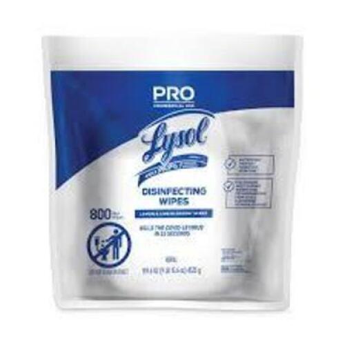 DESCRIPTION: (2) DISINFECTING WIPES BRAND/MODEL: LYSOL PRO INFORMATION: LEMON AND LIME BLOSSOM SIZE: 800 WIPES PER CONTAINER RETAIL$: $80.00 TOTAL QTY