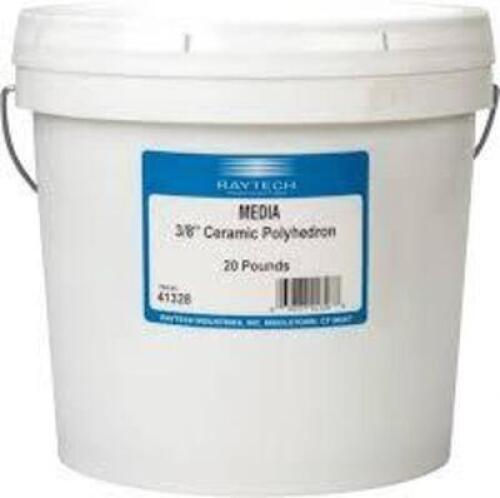 DESCRIPTION: (1) BUCKET OF CERAMIC MEDIA BRAND/MODEL: RAYTECH #41328 SIZE: 20 LB RETAIL$: $646.24 EA QTY: 1