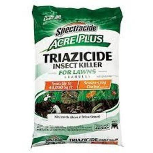 DESCRIPTION: (1) BAG OF INSECT KILLER FOR LAWNS BRAND/MODEL: SPECTRACIDE ACRE PLUS SIZE: 35 LB RETAIL$: $50.00 EA QTY: 1