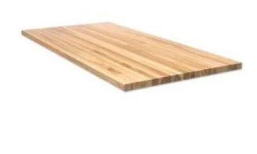 DESCRIPTION: (1) BUTCHER BLOCK WORKBENCH TOP INFORMATION: TOP ONLY, NO LEGS INCLUDED SIZE: 1 3/4" X 30" X 72" RETAIL$: $445 QTY: 1