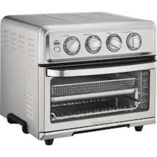 DESCRIPTION: (1) AIRFRYER TOASTER OVEN BRAND/MODEL: CUISINART INFORMATION: STAINLESS RETAIL$: $225.00 EA QTY: 1