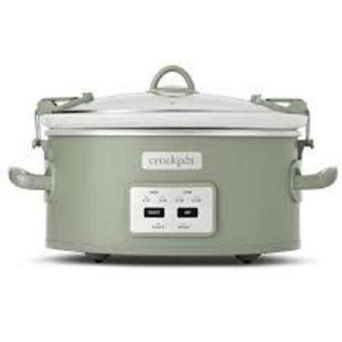 DESCRIPTION: (1) COOK & CARRY SLOW COOKER BRAND/MODEL: CROCKPOT SIZE: 6 QT RETAIL$: $49.99 EA QTY: 1