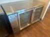 AVANTCO TWO DOOR BACK BAR GLASS DOOR COOLER. (STAINLESS) - 2