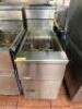 PITCO 40 LB. GAS DEEP FRYER W/ (2) BASKETS. - 2