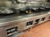 13' X 39" SIX HOLE GAS WOK W/ (4) FAUCETS - 3