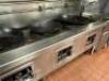 13' X 39" SIX HOLE GAS WOK W/ (4) FAUCETS - 4