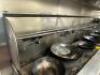 13' X 39" SIX HOLE GAS WOK W/ (4) FAUCETS - 7