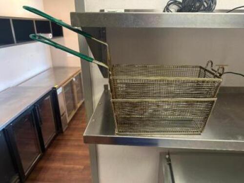 (2) DEEP FRYER BASKETS.