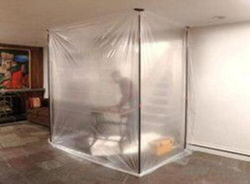 10' SPRING LOADED ZIPWALL DUST BARRIER FRAME