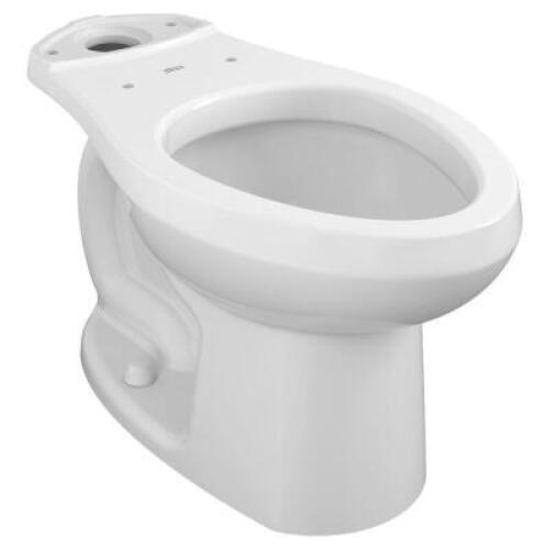 WHITE ELONGATED TOILET BOWL
