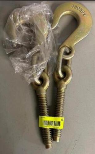 (2)- FORGED STEEL HOOKS