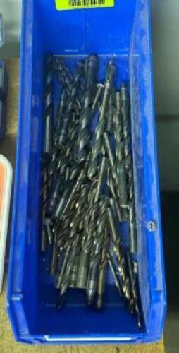 BIN W/ ASSORTED DRILL BITS