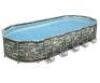 COLEMAN POWER STEEL 26� X 12� X 52� OVAL METAL FRAME ABOVE GROUND POOL SET