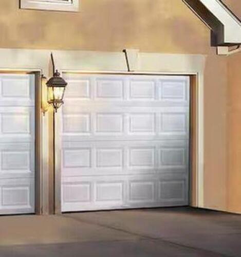 CLASSIC STEEL 8 FT. X 7 FT. NON-INSULATED SOLID WHITE GARAGE DOOR