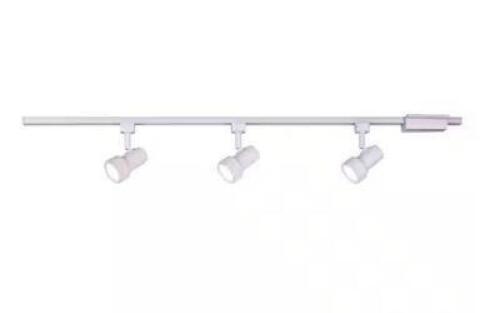 MINI STEP 44 IN. 3 LIGHT WHITE INTEGRATED LED LINEAR TRACK LIGHTING KIT