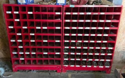 (2) 34" X 12" X 48" PARTS/HARDWARE STORAGE ORGANIZER