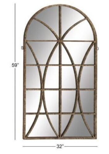 DESCRIPTION: (1) TRADITIONAL MIRROR BRAND/MODEL: NFM #97014-DS INFORMATION: BROWN SIZE: 59" H x 32" L RETAIL$: $196.64 EA QTY: 1