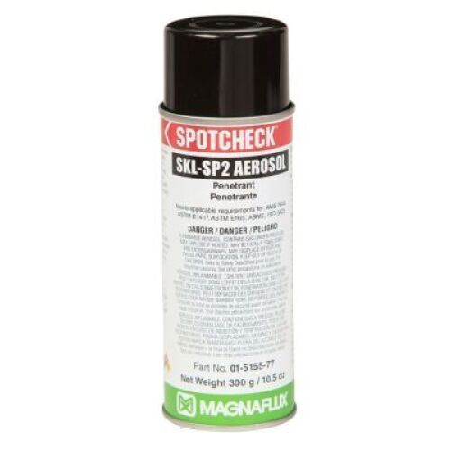 DESCRIPTION: (3) SOLVENT REMOVABLE VISIBLE PENETRANT BRAND/MODEL: SPOTCHECK #SKL-SP2 SIZE: $10.5 OZ RETAIL$: $34.67 EA QTY: 3