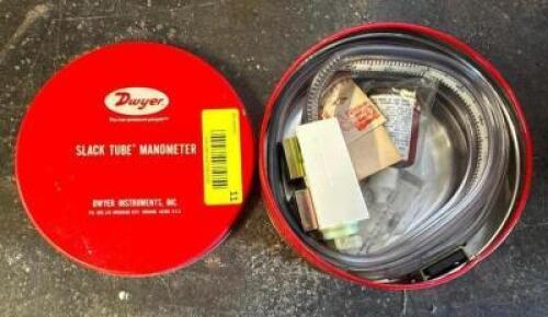 DESCRIPTION: SLACK TUBE MANOMETER BRAND/MODEL: DWYER QTY: 1