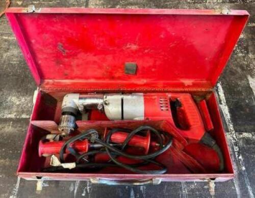 DESCRIPTION: 1/2" RIGHT ANGLE DRILL BRAND/MODEL: MILWAUKEE QTY: 1