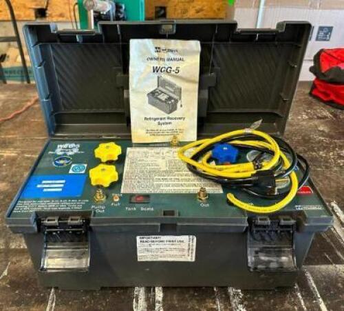 DESCRIPTION: REFRIGERANT RECOVERY SYSTEM BRAND/MODEL: WATSCO WCG-5 QTY: 1