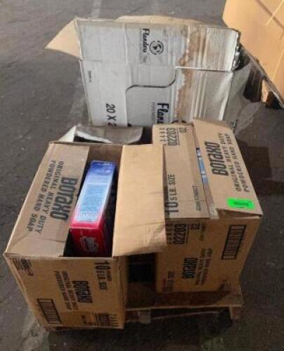 LARGE GROUP OF BORAX SOLUTION AND AIR FILTERS