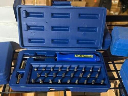 DESCRIPTION: (6) SCREW DRIVER AND BIT SETS. BRAND / MODEL: EAZY POWER LOCATION: BAY 7 THIS LOT IS: SOLD BY THE PIECE QTY: 6