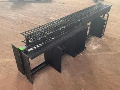 DOUBLE SIDED ELECTRONIC RACK WITH WIRE HOOKS