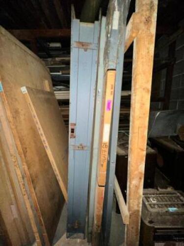 STEEL DOOR FRAME W/ DOOR