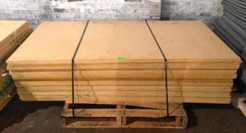 LARGE PALLET OF MDF BOARDS