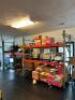 (4) - SECTIONS OF 8 FT. TEAR DROP PALLET RACKING - 2